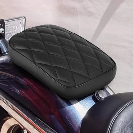 TWOM Motorcycle Pillion Passenger Pad Seat For Harley Sportster Dyna Custom Chopper