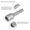 CoCud Driver Drill Bit 1/4" Hex Shank 8mm Socket 42mm