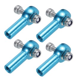 uxcell M4xL26mm Ball Rods End Head Ball Joint Buckle Steering Connecting Pushrod Tie for RC Model with Nuts 4Pcs