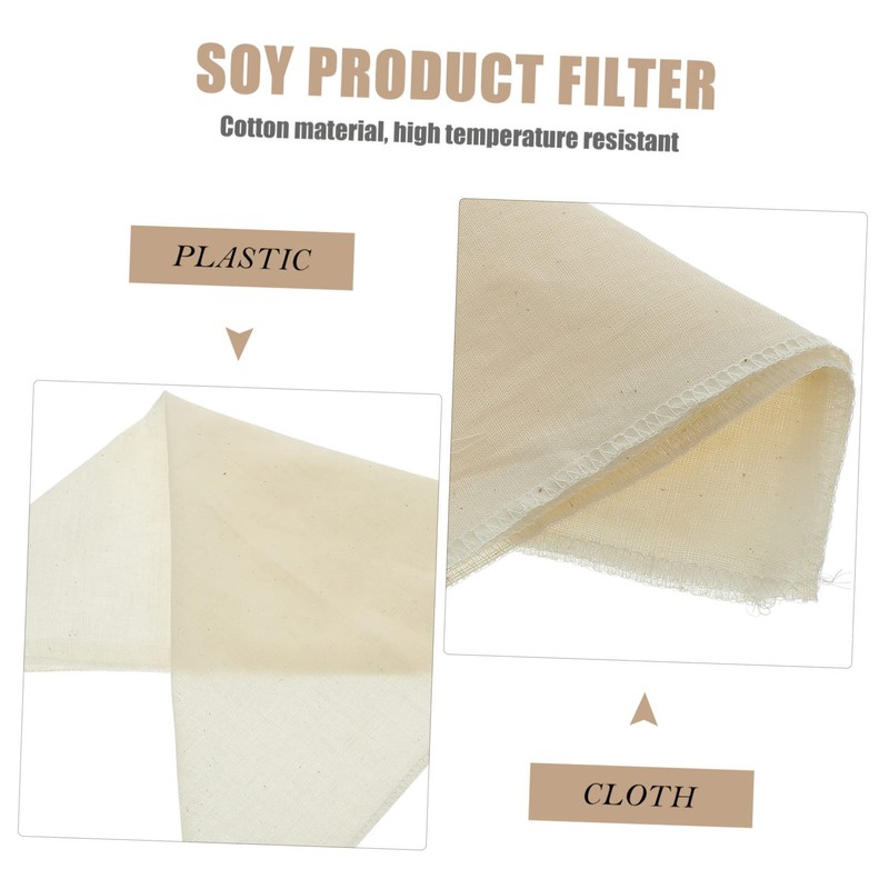 Gatuida 10pcs Reusable Unbleached Cotton Fabric Strainer Fine Cheesecloth for
