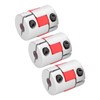 3Pcs Flexible Coupler Aluminum Alloy Ball Screw Coupling Kit Motor