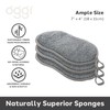 OGGI Bambou Odor-Free Kitchen Sponges - Natural Kitchen Sponges for