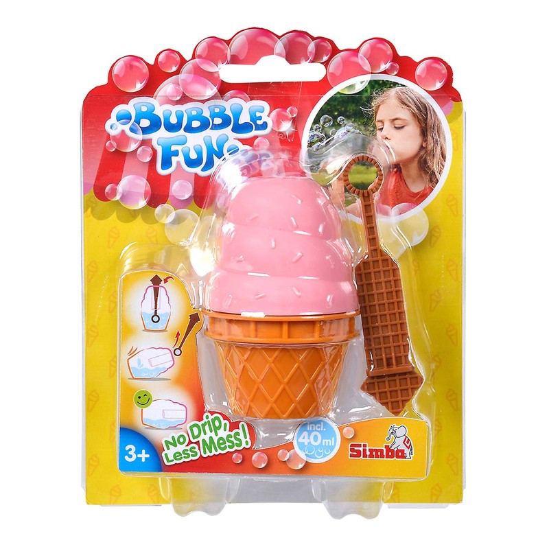 Simba Bubble Fun 107286012 Soap Bubbles Ice No Spill 40