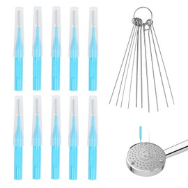 20-Pack Shower Head Cleaner Kit, Multifunctional Anti-Clogging Shower Nozzle Cleaning Brushes & Picks for Small Holes Gaps Window Faucets Bathroom Home