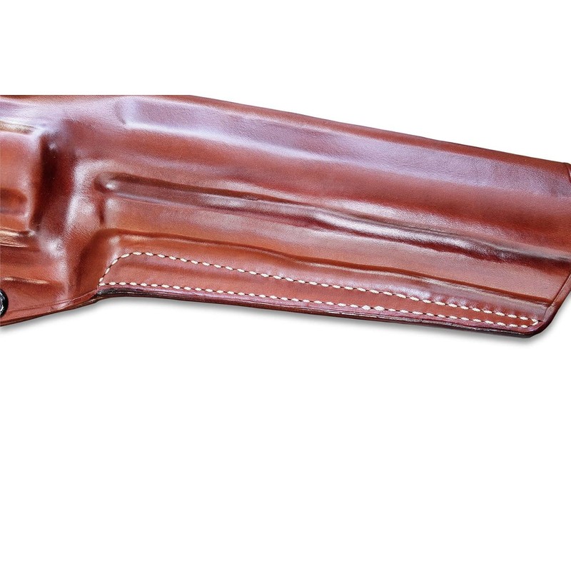 Masc Premium Leather Three Slot Belt Holster with Retention Strap