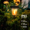 Swingers Solar Lights Outdoor,with Upgraded 2nd-gen Flame tech,LED Solar Torch