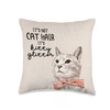 Its Not Cat Hair Its Kitty Glitter Pillow Funny Gift