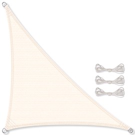 CelinaSun Awning Sun Protection, Garden Balcony and Terrace, Weatherproof, HDPE, Breathable, Shade Square, white