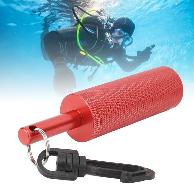 Underwater Shaker Aluminum Anti Slip Texture Steel Balls Included with