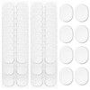 Yeshone 60 Pieces Drum Dampeners Gel Pads Silicone Soft Moon