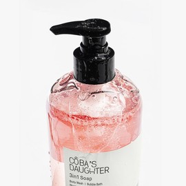 CÔBA'S DAUGHTER COBA'S DAUGHTER 3-in-1 Soap | Body Wash, Bubble Bath, Shampoo | Cleanse, Nourish & Soften Skin with Inulin & Seaweed Extract | (16.9oz) - Material: Persian Lime & Cocos Nucifera