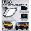 LED Grill Lights for 2007-2022 Toyota FJ Cruiser Accessories Raptor