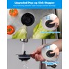 Hibbent 3 in 1 Kitchen Sink Drain Strainer and Stopper
