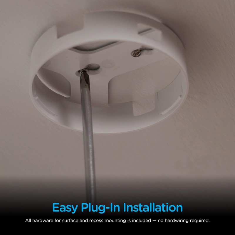 Enbrighten Recessed Surface LED Puck Lights, 3 Pucks, Under Cabinet