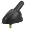 KIMISS Aerial Socket Cover, Car Antenna Socket Adapter, Black, Suitable