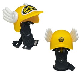 Mr Quick Motorcycle Smartphone Holder with Visor Yellow