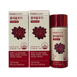 Foodology Coleology 600mg x 60 tablets 2 boxes / 푸드올로지 콜레올로지 600mg x 60정 2통