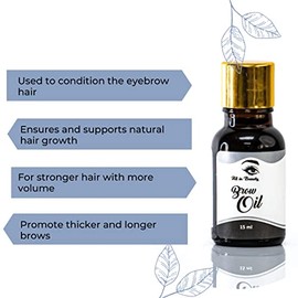 All In Beauty Suero Potenciador Del Crecimiento De Cejas All In Beauty: Aceite Nutritivo Para Cejas Para Acondicionar Antes De La Aplicación De Henna Y Micropigmentación