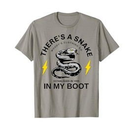 There's A Snake In My Boot, Theme Park, Funny Toy Cowboy T-Shirt
