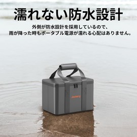 Jackery Portable Power Supply Storage Bag S for 240New/300New/400/500New/600New Protective Case for Outdoor and Travel Use Shockproof Dustproof Waterproof Storage Picnic Bag with Shoulder Strap 240New