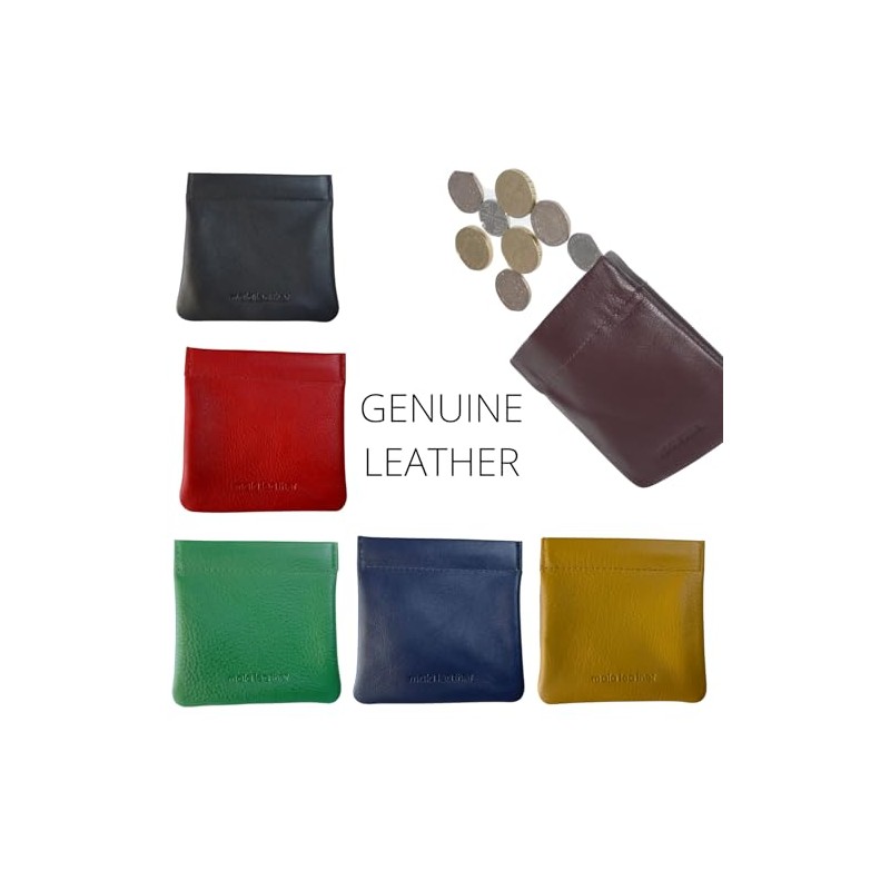 SNAP TOP Coin Purse - Black