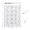 NAGARAKU Volume Eyelash Extensions, Prefabricated Fan Eyelashes, 320 Pieces, Narrow