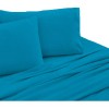 Elefantito Juego De Sabanas King Size Tela Polar Turquesa Calientita