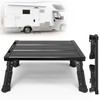 DEPSUNNY Adjustable RV Step Stool, 3-Step Height Adjustment, Foldable Legs,