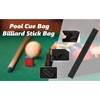 Tiiyee Pool Cue Case 3/4 Snooker Bag, Lightweight Anti Dust