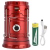 LED Solar Camping Light 18650 Battery USB Rechargeable Camping Light