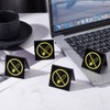 AHANDMAKER Pack of 10 Double Sided Acrylic No Smoking Table
