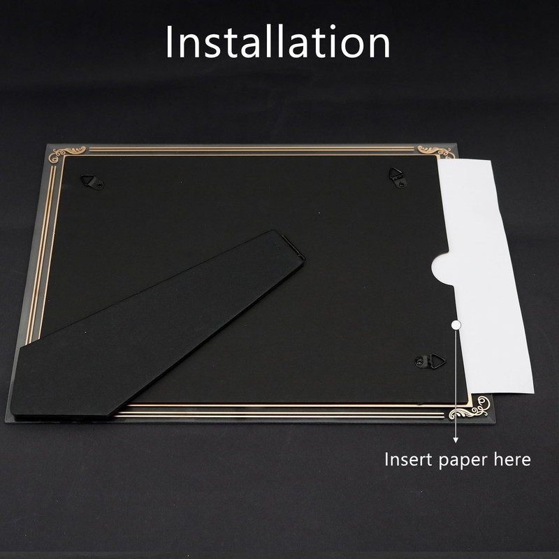 GraduationMall A4 Glass Photo Frame Certificate Frame Diploma Frames Document