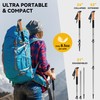 TOBTOS Trekking Poles, 2 Pack 7075 Aluminum Walking Sticks with