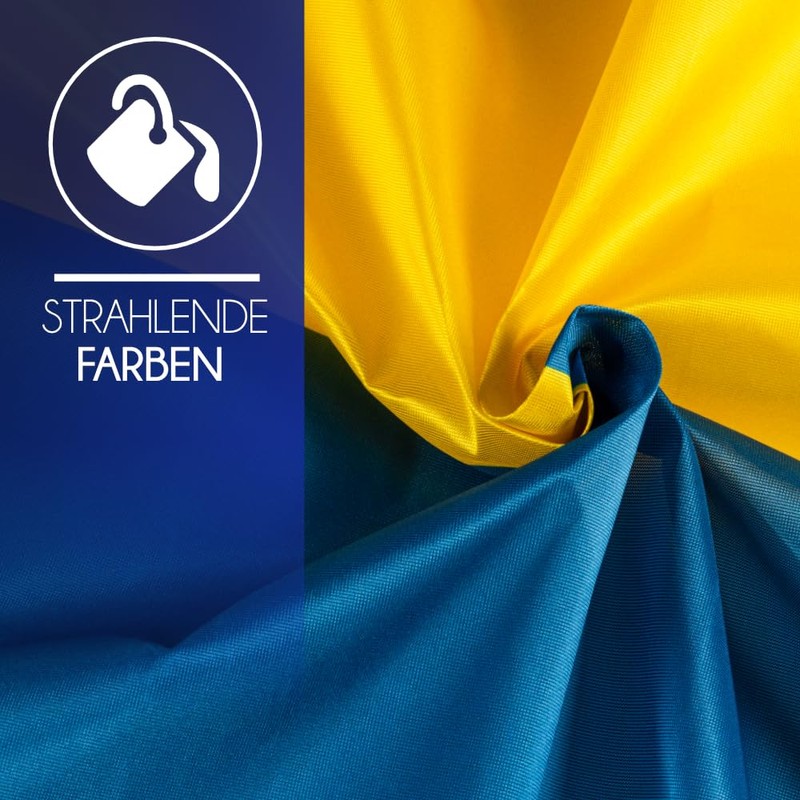 PHENO FLAGS Premium Ukraine Flag 90 x 150 cm –