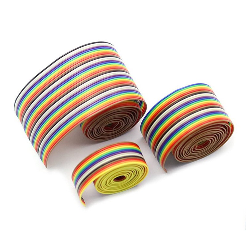 CEAoki Jump Wire, 10 Pieces, Breadboard Jumper Wire, Multicolored Dupont