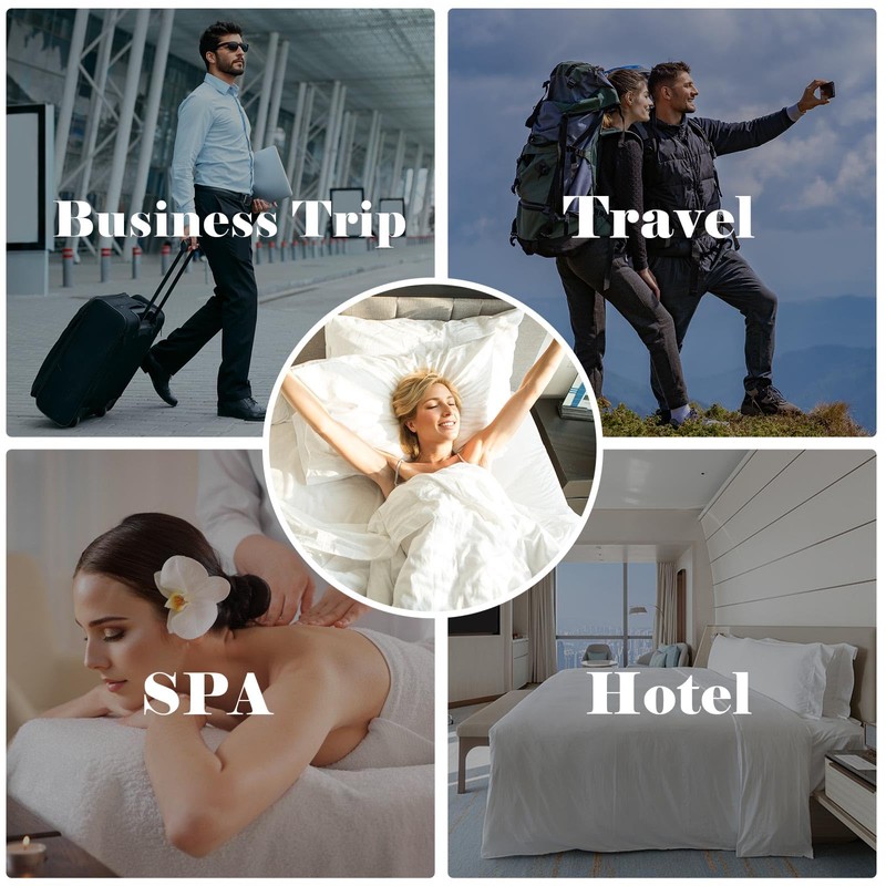 Breenhill 4 Pack Disposable Bed Sheets - Queen Size with