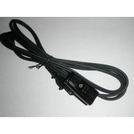 Unbranded Power Cord for Rival Indoor Smokeless Grill Model 5730 only (2pin)6ft