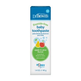 Dr. Brown's Dr Brown's Fluoride Free Baby Toothpaste Apple Pear 1.4oz Infant Oral Care