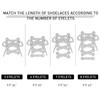 UamGlsob 2 Pairs 5/16" Wide Elastic Shoe Laces Replacement Laces