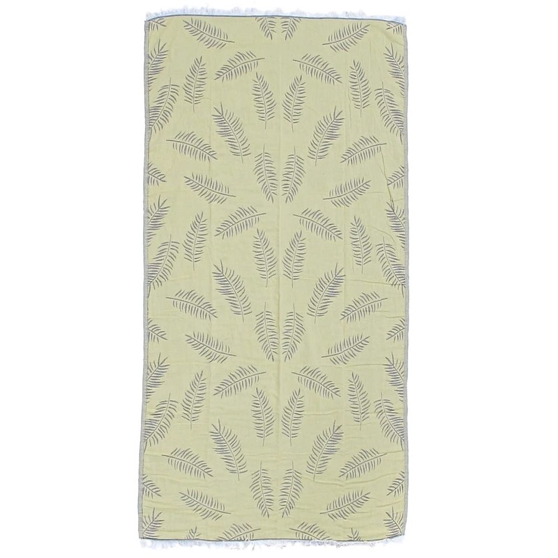 Evagone Jacquard Premium Peshtemal Lotus Pattern (Beach Towel aslo for