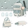 Backpack for Girls 3pcs Set Kids Backpack with Lunch Box