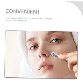 Healeved 3pcs Pore Cleaning Tool Stainless Steel Pimple and for Deep Facial Care Non- Design Lightweight and Portable Comedone Extractor for Home Skincare Routine