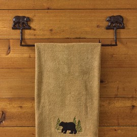Park Designs Cast Bear Towel Bar - 24"