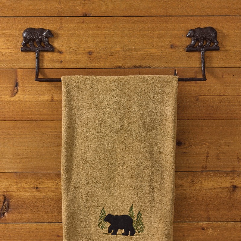 Park Designs Cast Bear Towel Bar - 24"