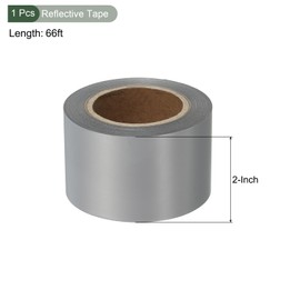 YOKIVE Reflective Tape, DIY Reflector High-Visibility Iron on Heat Transfer Tapes, Great for Outdoor Sports (Grey, 5cm x 20m)