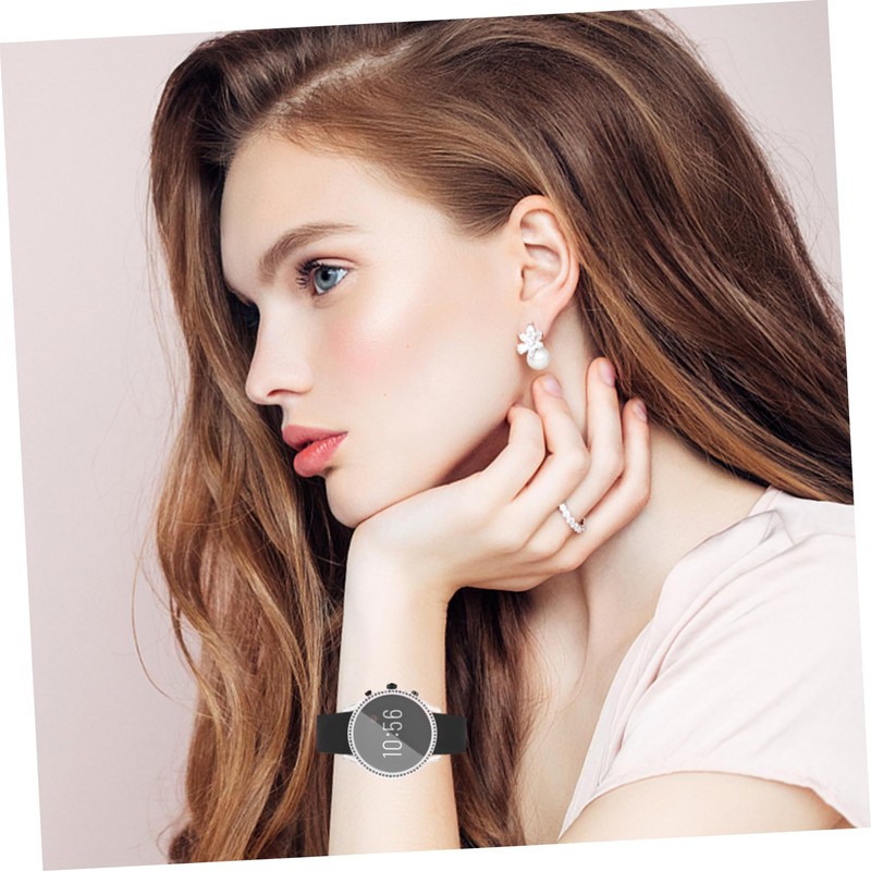 OHPHCALL Rhinestone Protective Case for Gen Hr Transparent Watch Shell