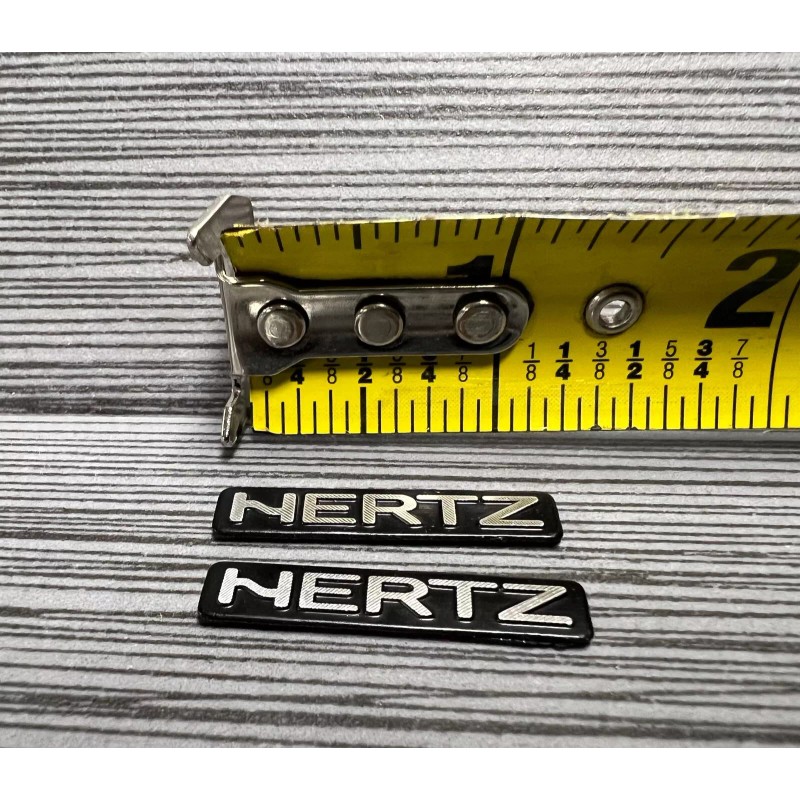 Unbranded 2 x Emblem Speaker Badge Decal Replacement fits Hertz