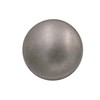 Silver matt slightly curved metal buttons with eyelet (10 pieces)