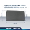 PIT66 Dash Bezel Panel Cover Passenger Side Upper Glove Box