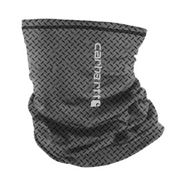 Carhartt Men's UP0258U Force® Heavyweight Neck Gaiter - One Size Fits All - Steel Plate Print - Grey Cloud/Black